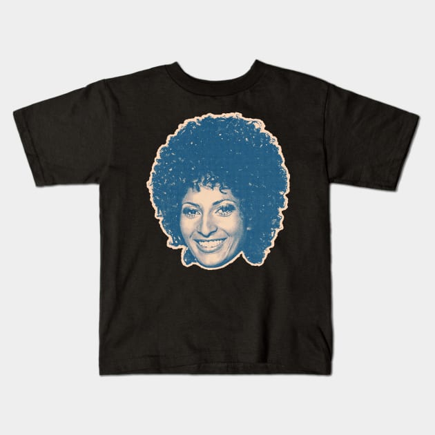 Pam Grier / Black Pride Fan Design Kids T-Shirt by DankFutura